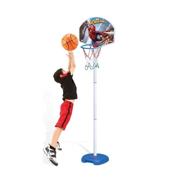 Dede Spiderman Ayaklı Basketbol Set