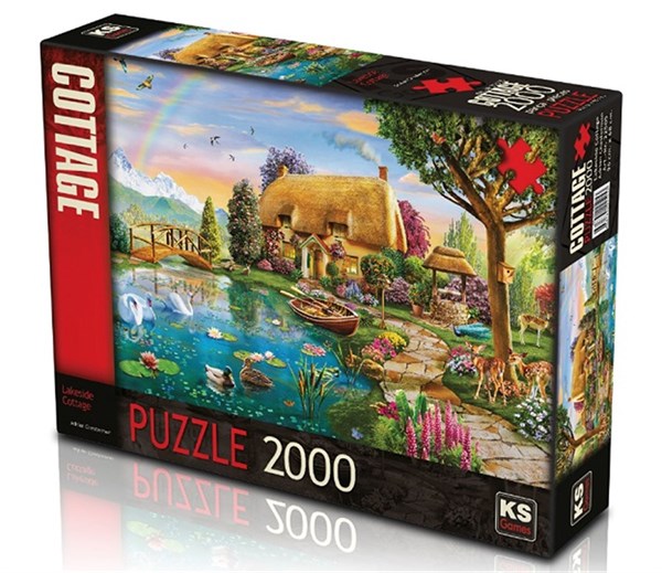 KS Lakeside Cottage 2000 Parça Puzzle