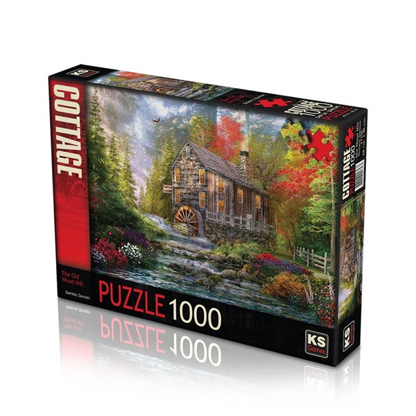 KS Puzzle 1000 Parça Parça Old Wood Mill Dominic Davison
