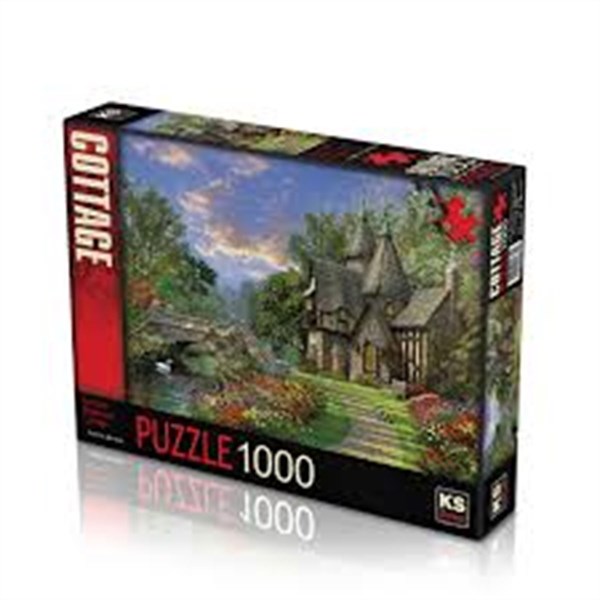 Ks Games The Old Waterway Cottage Puzzle 1000 Parça 61