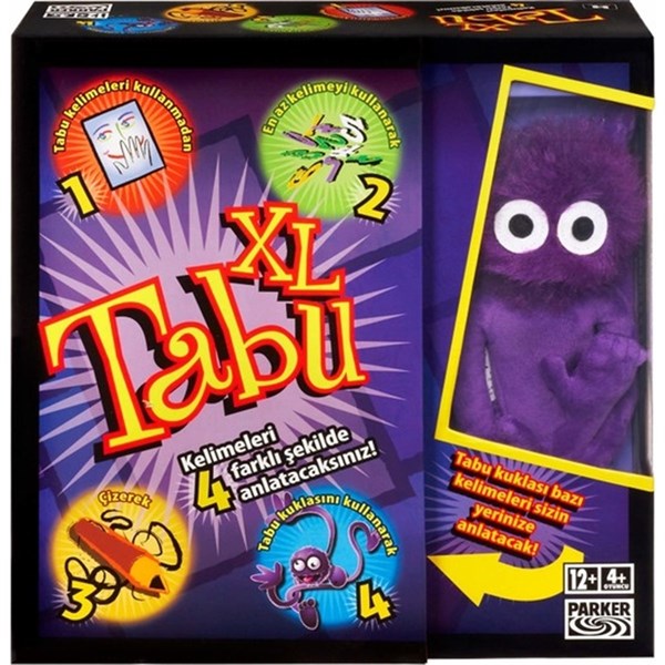 Hasbro Games Tabu XL Orjinal Kutu Oyunu Türkçe