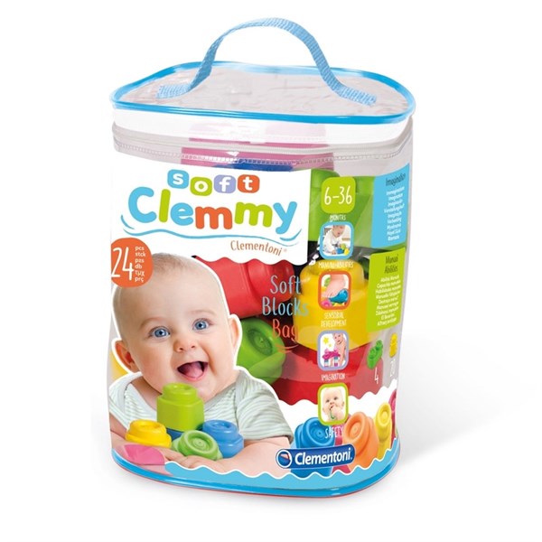 Baby Clemmy Blok Seti 24 Parça 14889-Eğitici Bebek Oyuncakları