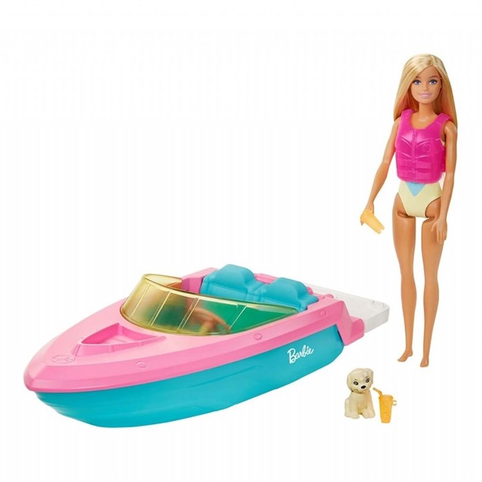 Barbie Bebek ve Teknesi Oyun Seti GRG30-Kız Oyun Setleri