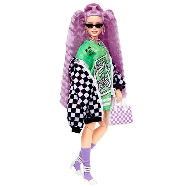 Barbie Extra Spor Ceketli Bebek HHN10-Oyuncak Bebekler
