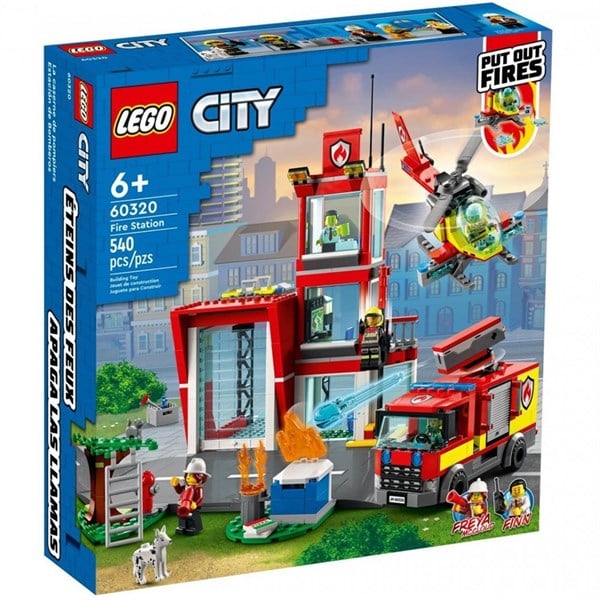 City İtfaiye Merkezi 540 Parça 6+ 60320-Lego Oyuncak