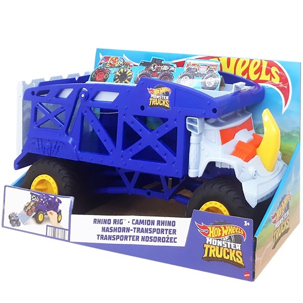 Hot Wheels Monster Trucks Rhino Taşıyıcı Kamyon HFB13-Oyuncak Kamyon
