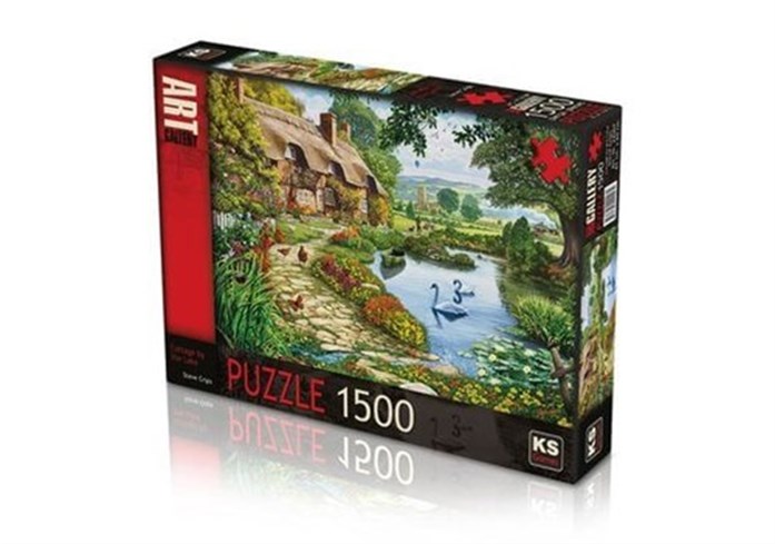 Ks Games 1500 Parça - Cottagethe Lake-1500 Parça Puzzle