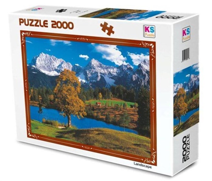 KS Puzzle 2000 Parça Bavarian Alps-2000 Parça Puzzle