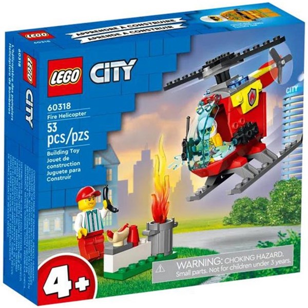 LEGO City 60318 Yangın Helikopteri-Lego Oyuncak