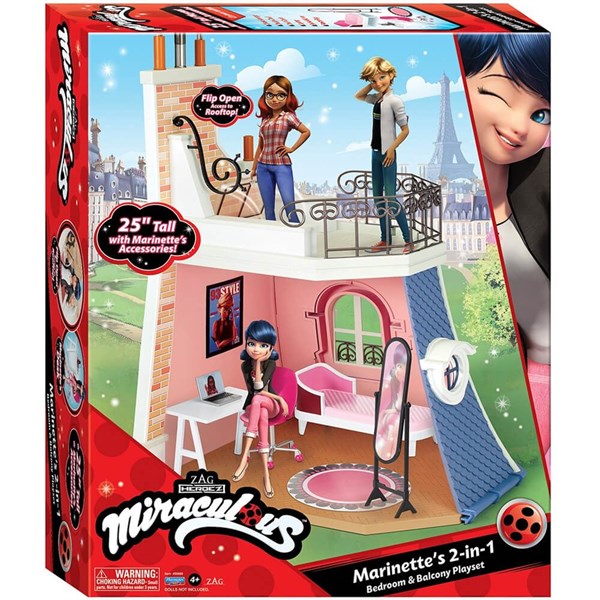Marinette Balkon Ve Yatak Odası Oyun Seti MRA36000-Kız Oyun Setleri