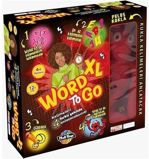 Moli Toys Word XL To Go Kukla Kelimeleri Anlatacak-Yetişkin Kutu Oyunları