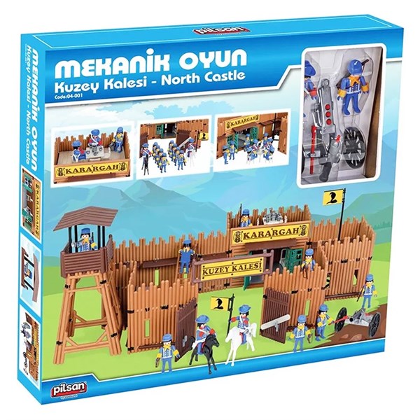 Pilsan Mini Mekanik Serisi:1 Kuzey Kalesi 04001-Lego Oyuncak