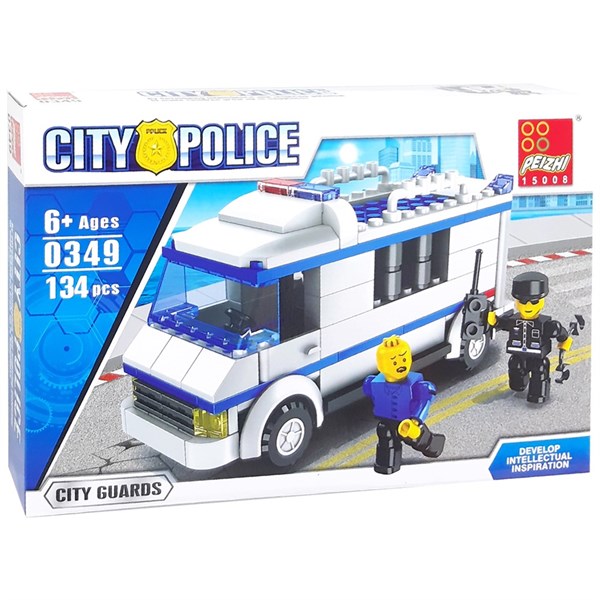 Polis Timi Blok Seti 134 Parça 6+ 0349-Lego Oyuncak