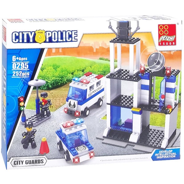 Polis Timi Blok Seti 252 Parça 6+ 0295-Lego Oyuncak