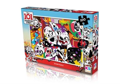 101 Dalmatian Puzzle 100-100 Parça Puzzle