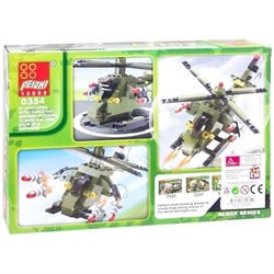 Askeri Helikopter Blok Seti 159 Parça 6+ 0354-Lego Oyuncak