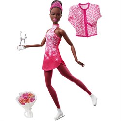 Barbie Buz Pateni Sporcusu Bebek HCN31-Oyuncak Bebekler