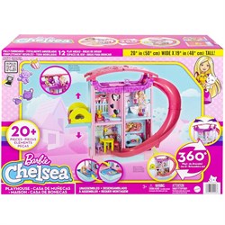 Barbie Chelsea Oyun Evi Asansörlü HCK77-Kız Oyun Setleri