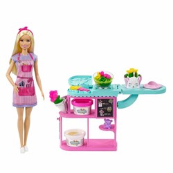 Barbie Çiçekçi Bebek Oyun Seti GTN58-Kız Oyun Setleri