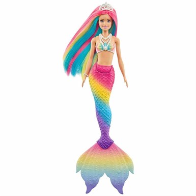 Barbie Dreamtopia Renk Değiştiren Sihirli Denizkızı GTF89-Oyuncak Bebekler