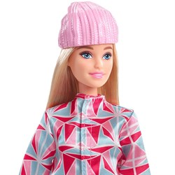 Barbie Snowboard Sporcusu Bebek HCN32-Oyuncak Bebekler
