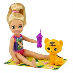 Barbie ve Chelsea Kayıp Doğum Günü Havuz Partisi Oyun Seti GTM85-Kız Oyun Setleri