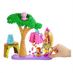 Barbie ve Chelsea Kayıp Doğum Günü Parti Eğlencesi Oyun Set GTM84-Kız Oyun Setleri