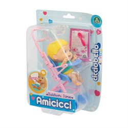 Cicciobello Ve Arkadaşları Bebek Arabası CC018000-Kız Oyun Setleri