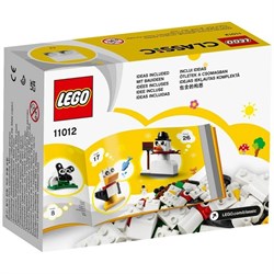 Classic Yaratıcı Beyaz Yapım Parçaları LMC11012-Lego Oyuncak