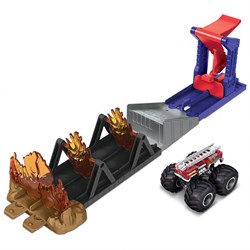 Hot Wheels Aksiyona Başlangıç Oyun Seti Monster Trucks-Erkek Oyun Setleri