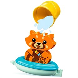 İlk Banyo Zamanı Eğlencesi Yüzen Kırmızı Panda 5 Parça 1+ 10964-Lego Oyuncak