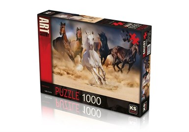 Ks Games 1000 Parça Puzzle Wild Horses-1000 Parça Puzzle