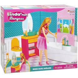 Linda'nın Banyosu 03718-Kız Oyun Setleri