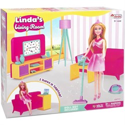 Linda'nın Oturma Odası 03717-Kız Oyun Setleri