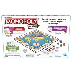 Monopoly Dünya Turu Kutu Oyunu F4007-Yetişkin Kutu Oyunları