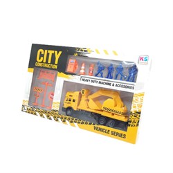 Onur City Construction Excavator-İnşaat Oyun Setleri