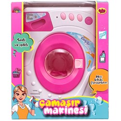 Pilli Orta Boy Çamaşır Makinası OYD-02604-Kız Oyun Setleri