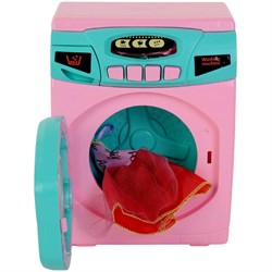 Pilli Sesli Işıklı Büyük Çamaşır Makinası OYD-02608-Kız Oyun Setleri