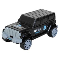 Polis Jeep 6 Mini Araç Detaylı 2007 JRK-Erkek Oyun Setleri