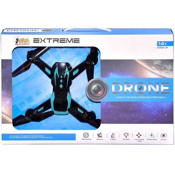 Uzaktan Kumandalı Kameralı LED Işıklı Extreme Drone 22098-885W-Oyuncak Drone